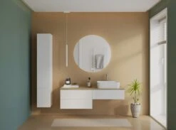 Kronenbach Cube Waschtischkonsole 141 Cm Mit 3 Auszügen Und TIP-ON -Kronenbach kronenbach badmoebel cube waschtischkonsolen 140 cm 10060553