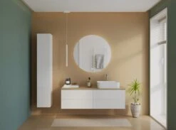 Kronenbach Cube Waschtischkonsole 141 Cm Mit 4 Auszügen Und TIP-ON -Kronenbach kronenbach badmoebel cube waschtischkonsolen 140 cm 10060559