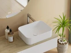 Kronenbach Cube Waschtischkonsole 141 Cm Mit 3 Auszügen Und TIP-ON -Kronenbach kronenbach badmoebel cube waschtischkonsolen 140 cm 10060565