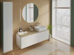 Kronenbach Cube Waschtischkonsole 141 Cm Mit 4 Auszügen Und TIP-ON -Kronenbach kronenbach badmoebel cube waschtischkonsolen 140 cm 10060568