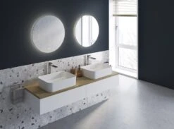 Kronenbach Cube Waschtischkonsole 161 Cm Für 2 Waschtische Mit 2 Auszügen Und TIP-ON 5 Kronenbach Cube Waschtischkonsole 161 Cm Für 2 Waschtische Mit 2 Auszügen Und TIP-ON -Kronenbach kronenbach badmoebel cube waschtischkonsolen 160 cm 10060592