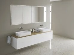 Kronenbach Cube Waschtischkonsole 201 Cm Für 2 Waschtische Mit 6 Auszügen Und TIP-ON -Kronenbach kronenbach badmoebel cube waschtischkonsolen 200 cm 10060646