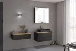 Kronenbach Cube Waschtischkonsole 81 Cm Mit 2 Auszügen Und TIP-ON