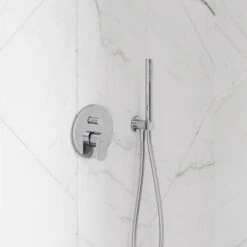 Kronenbach SUPRA Handbrausegarnitur Rund -Kronenbach kronenbach brauseprogramm brausesets supra handbrausegarnitur rund 11029408