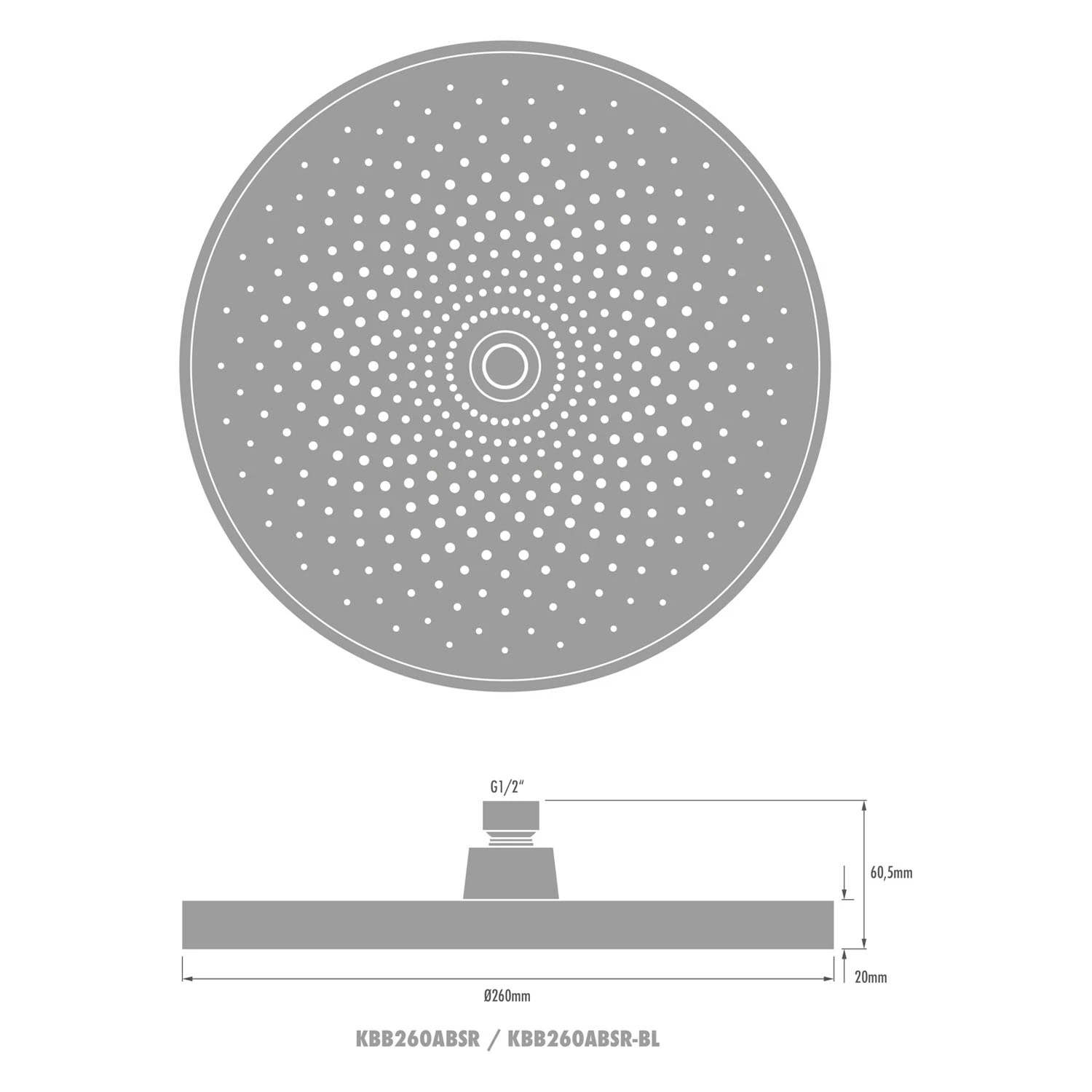 Kronenbach SUPRA 2.0 Kopfbrause Ø 26 cm Kronenbach SUPRA 2.0 Kopfbrause Ø 26 Cm -Kronenbach kronenbach brauseprogramm neu supra 2 kopfbrause 11884161