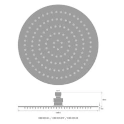 Kronenbach SUPRA 2.0 Kopfbrause Ø 30 Cm