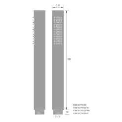 Kronenbach SUPRA STICK 2.0 Stabhandbrause
