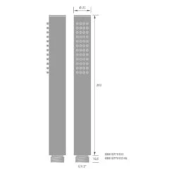 Kronenbach SUPRA STICK 2.0 Stabhandbrause Eckig
