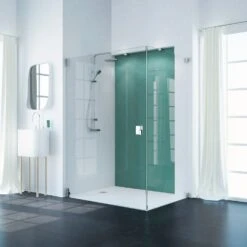 Kronenbach Cube Drehtür Bis 140 Cm Mit Seitenwand, Mit Beschichtung -Kronenbach kronenbach duschabtrennungen cube drehtueren mit seitenwand 10064420