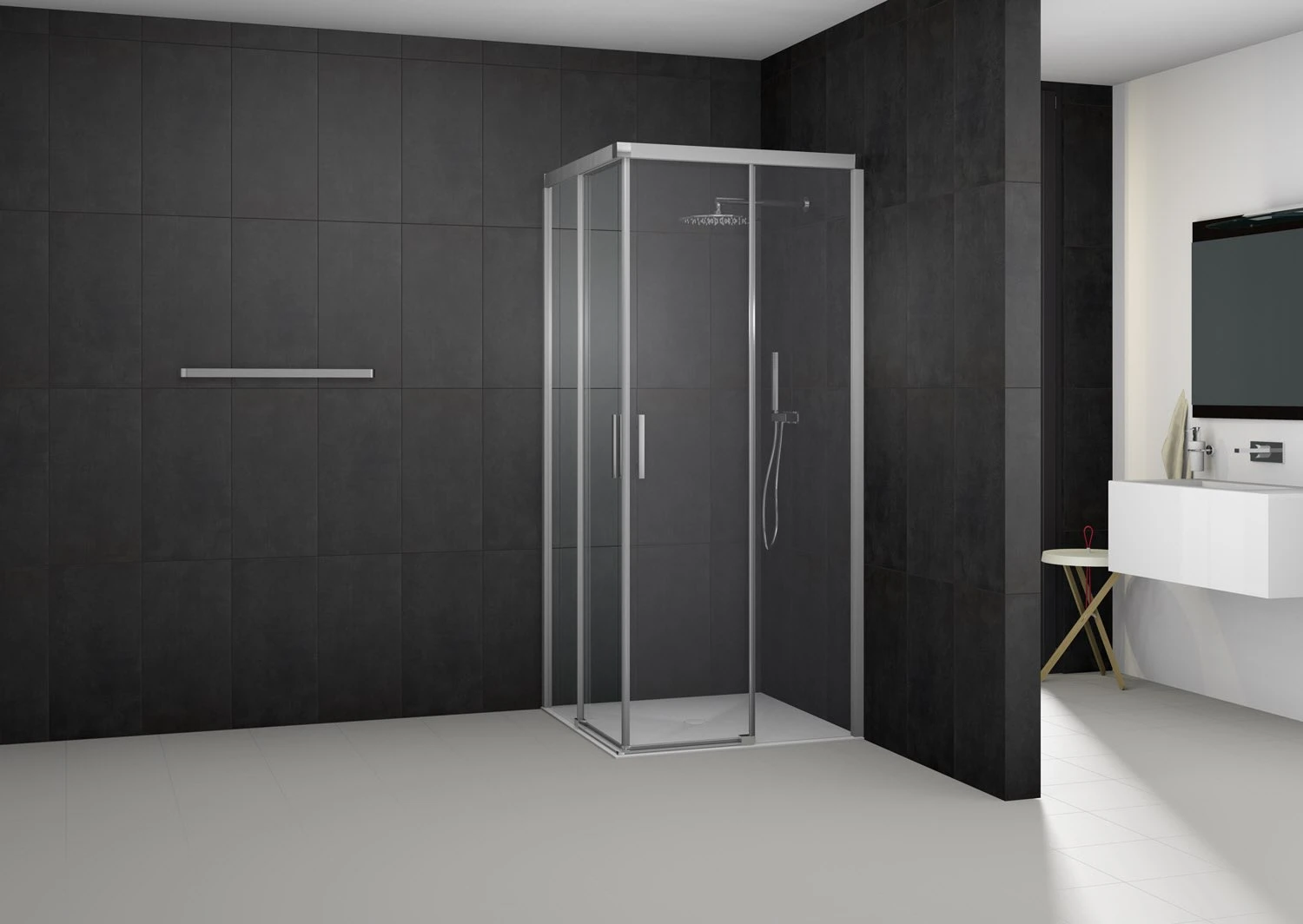 Kronenbach Slide Eckdusche Schiebetür 2-teilig, 100 x 200 cm, Schenkel rechts Kronenbach Slide Eckdusche Schiebetür 2-teilig, 100 X 200 Cm, Schenkel Rechts -Kronenbach kronenbach duschabtrennungen slide eckduschen schenkel rechts 6021775