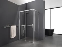 Kronenbach Slide Schiebetür 2-teilig Für Trennwand, 100 X 200 Cm, Anschlag Links -Kronenbach kronenbach duschabtrennungen slide schiebetuer dst2 trennwand 6027148