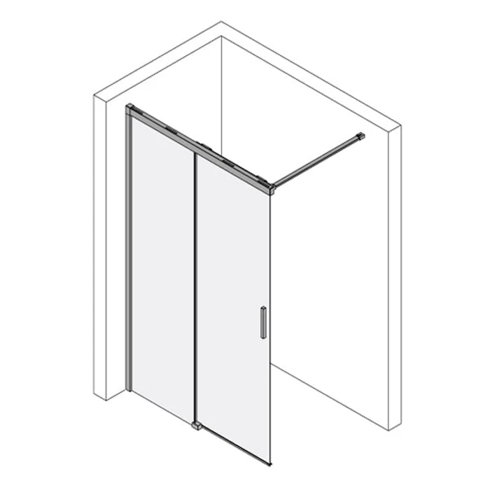 Kronenbach Slide Walk-In Schiebetür 2-teilig, 140 x 200 cm, Anschlag links Kronenbach Slide Walk-In Schiebetür 2-teilig, 140 X 200 Cm, Anschlag Links -Kronenbach kronenbach duschabtrennungen slide walk schiebetueren 9135047