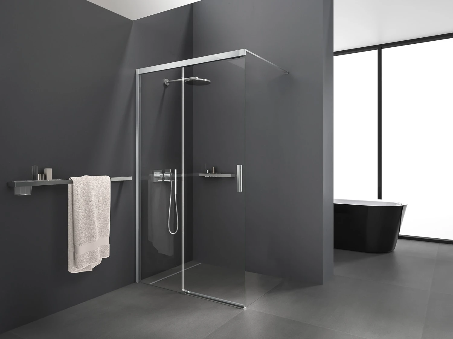 Kronenbach Slide Walk-In Schiebetür 2-teilig, 140 x 200 cm, Anschlag links Kronenbach Slide Walk-In Schiebetür 2-teilig, 140 X 200 Cm, Anschlag Links -Kronenbach kronenbach duschabtrennungen slide walk schiebetueren 9135053