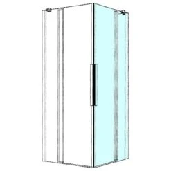 Kronenbach Tube Eckdusche Pendeltür 2-teilig, 90 X 200 Cm, Schenkel Rechts 3 Kronenbach Tube Eckdusche Pendeltür 2-teilig, 90 X 200 Cm, Schenkel Rechts -Kronenbach kronenbach duschabtrennungen tube eckduschen pendeltuer epfs 4027538