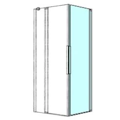 Kronenbach Tube Eckdusche Pendeltür Mit Drehpunkt Wandseitig, Sondermaß, Schenkel Rechts 2 Kronenbach Tube Eckdusche Pendeltür Mit Drehpunkt Wandseitig, Sondermaß, Schenkel Rechts -Kronenbach kronenbach duschabtrennungen tube eckduschen pendeltuer epws 4027763