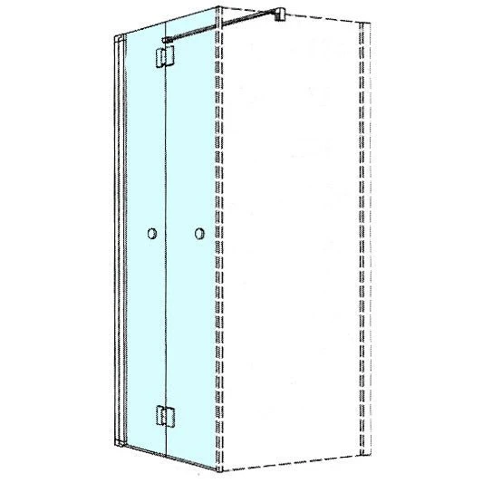 Kronenbach Tube Falttür für Trennwand, 80 x 200 cm, Anschlag links Kronenbach Tube Falttür Für Trennwand, 80 X 200 Cm, Anschlag Links -Kronenbach kronenbach duschabtrennungen tube faltdusche tfta trennwand 4011023