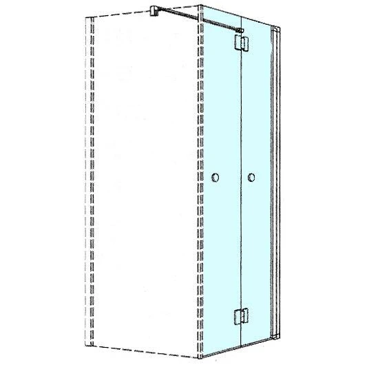Kronenbach Tube Falttür für Trennwand, 100 x 200 cm, Anschlag rechts Kronenbach Tube Falttür Für Trennwand, 100 X 200 Cm, Anschlag Rechts -Kronenbach kronenbach duschabtrennungen tube faltdusche tfta trennwand 4011209