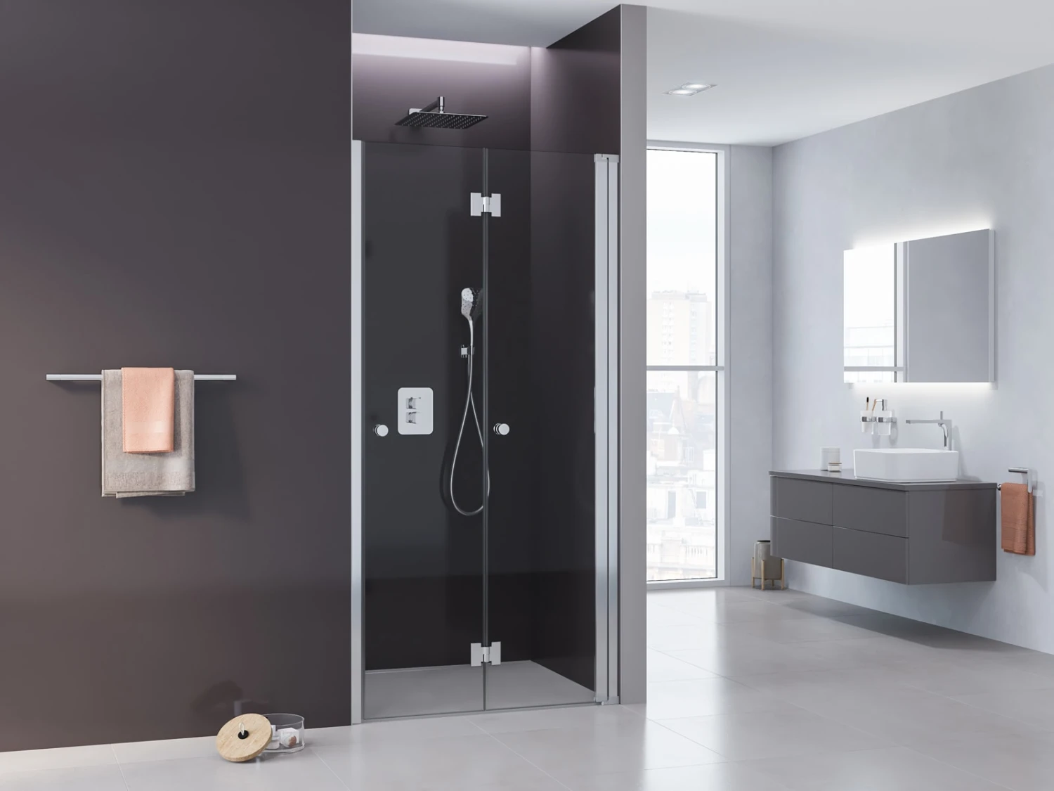 Kronenbach Tube Falttür für Nische, 80 x 200 cm, Anschlag rechts Kronenbach Tube Falttür Für Nische, 80 X 200 Cm, Anschlag Rechts -Kronenbach kronenbach duschabtrennungen tube falttueren ntfa nische 4030148