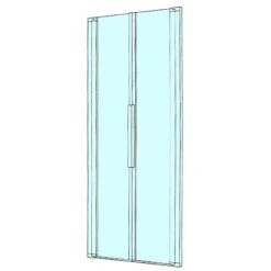 Kronenbach Tube Pendeltür Für Nische, 90 X 200 Cm 2 Kronenbach Tube Pendeltür Für Nische, 90 X 200 Cm -Kronenbach kronenbach duschabtrennungen tube pendeltuer np2w npwa 4006895