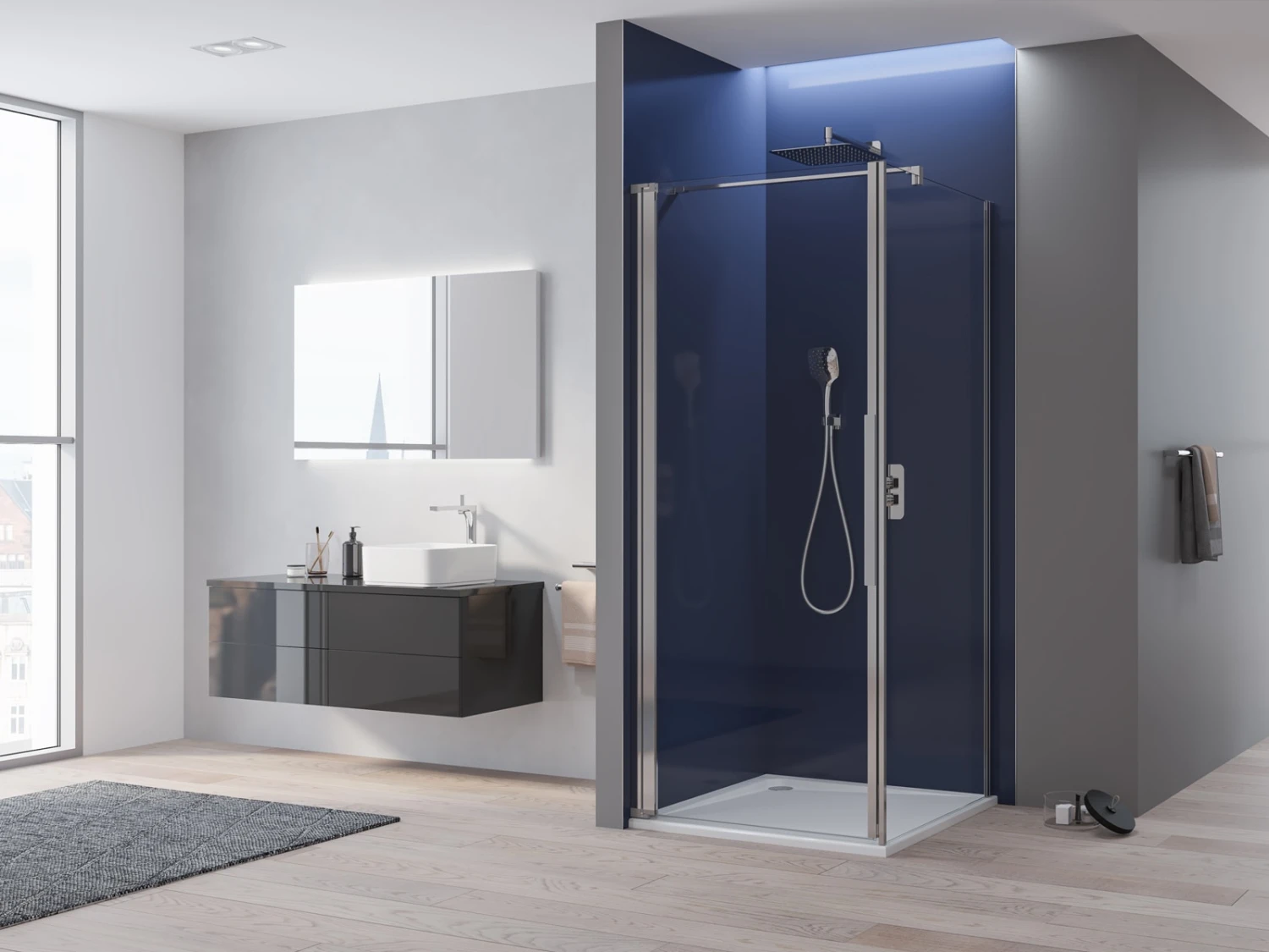 Kronenbach Tube Pendeltür für Trennwand, Sondermaß bis 100 cm, Anschlag links Kronenbach Tube Pendeltür Für Trennwand, Sondermaß Bis 100 Cm, Anschlag Links -Kronenbach kronenbach duschabtrennungen tube pendeltuer tpwa und 4028042