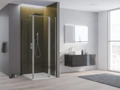 Kronenbach Tube Pendeltür Mit Festelement Für Trennwand, Sondermaß Bis 80 Cm, Anschlag Rechts 3 Kronenbach Tube Pendeltür Mit Festelement Für Trennwand, Sondermaß Bis 80 Cm, Anschlag Rechts -Kronenbach kronenbach duschabtrennungen tube pendeltuer tpwa und 4212904