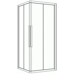 Kronenbach Tube Eckdusche Schiebetür 2-teilig, 100 X 100 Cm 2 Kronenbach Tube Eckdusche Schiebetür 2-teilig, 100 X 100 Cm -Kronenbach kronenbach duschabtrennungen tube schiebetuer esf2 und 4008447