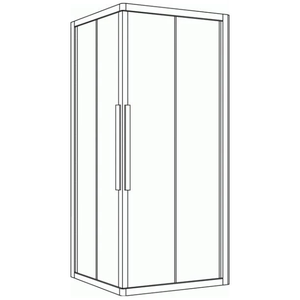 Kronenbach Tube Eckdusche Schiebetür 2-teilig, 100 x 100 cm Kronenbach Tube Eckdusche Schiebetür 2-teilig, 100 X 100 Cm -Kronenbach kronenbach duschabtrennungen tube schiebetuer esf2 und 4008447