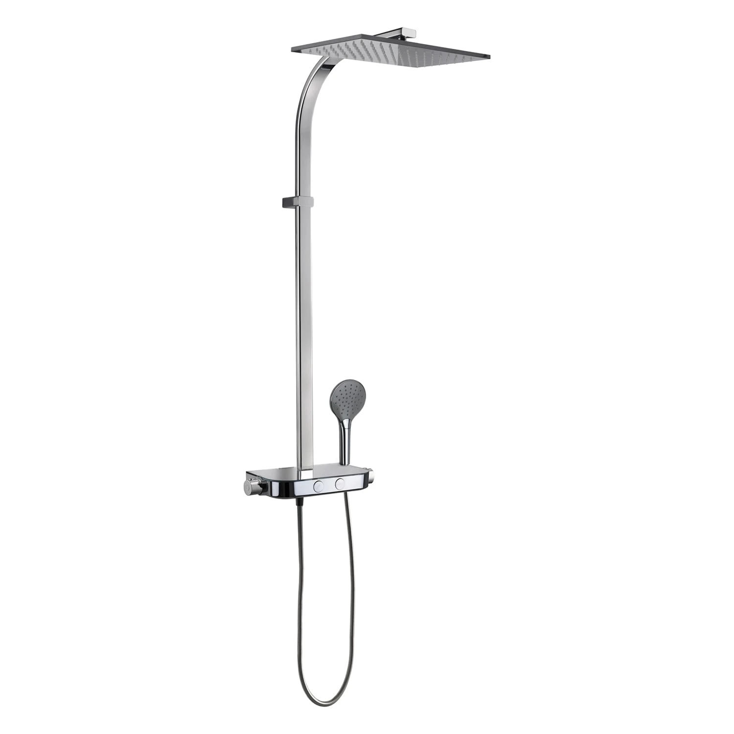 Kronenbach Duschsystem Aufputz mit Smart Push Thermostat und Glasablage Kronenbach Duschsystem Aufputz Mit Smart Push Thermostat Und Glasablage -Kronenbach kronenbach duschsysteme mit smartpush thermostat und 6127921