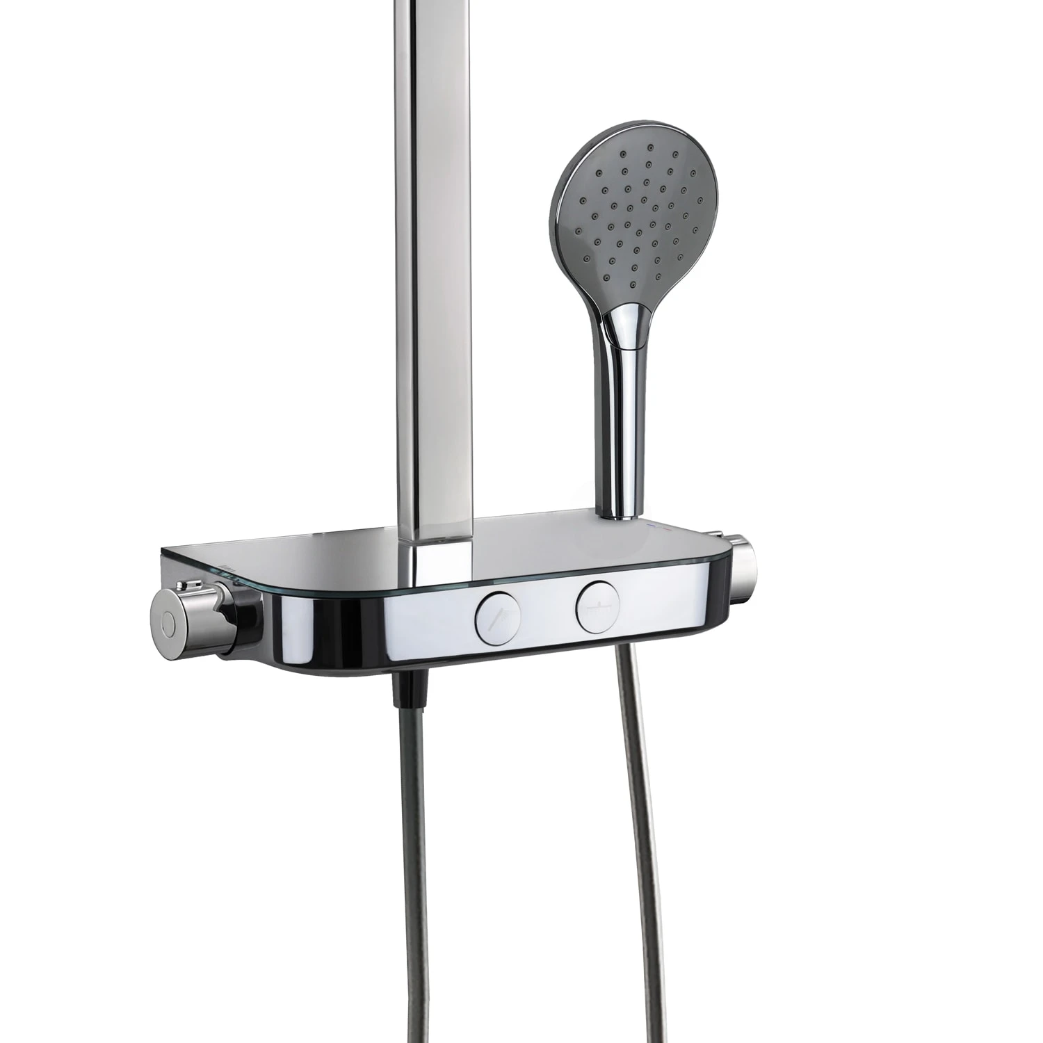 Kronenbach Duschsystem Aufputz mit Smart Push Thermostat und Glasablage Kronenbach Duschsystem Aufputz Mit Smart Push Thermostat Und Glasablage -Kronenbach kronenbach duschsysteme mit smartpush thermostat und 6840086