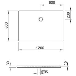 Kronenbach Cube Mineralguss-Duschwanne 120 X 80 Cm -Kronenbach kronenbach duschwannen cube mineralguss 120 x 4038607