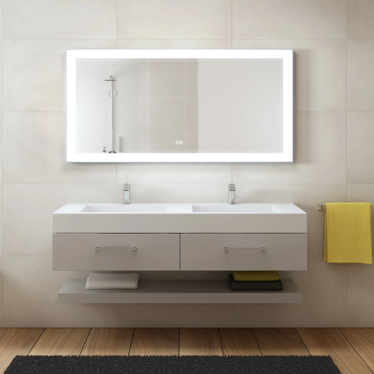 Kronenbach Day Lichtspiegel 160 x 60 cm mit LED-Beleuchtung Kronenbach Day Lichtspiegel 160 X 60 Cm Mit LED-Beleuchtung -Kronenbach kronenbach lichtspiegel day 60 x 160 4290208