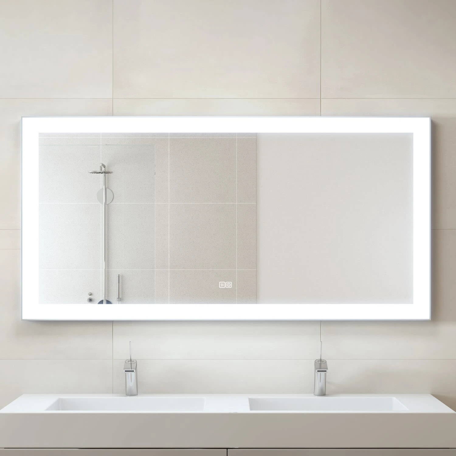 Kronenbach Day Lichtspiegel 100 x 80 cm mit LED-Beleuchtung Kronenbach Day Lichtspiegel 100 X 80 Cm Mit LED-Beleuchtung -Kronenbach kronenbach lichtspiegel day 80 x 100 4290172