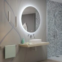 Kronenbach Moon Lichtspiegel Ø 50 Cm Mit Spiegelheizung