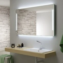 Kronenbach Sun Lichtspiegel 140 X 80 Cm Mit LED Seiten- Und Hintergrundbeleuchtung