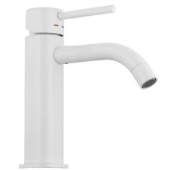 Kronenbach Lima 2.0 White Waschtischeinhebelmischer Ohne Ablaufgarnitur -Kronenbach kronenbach lima 2 white waschtisch waschtischeinhebelmischer 4041007