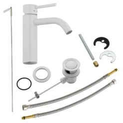 Kronenbach Lima 2.0 White Waschtischeinhebelmischer -Kronenbach kronenbach lima 2 white waschtisch waschtischeinhebelmischer 4144947