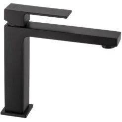 Kronenbach Quara 2.0 Black XL-Size Waschtisch-Einhebelmischer Ohne Ablaufgarnitur -Kronenbach kronenbach quara 2 waschtisch black xl 3980027