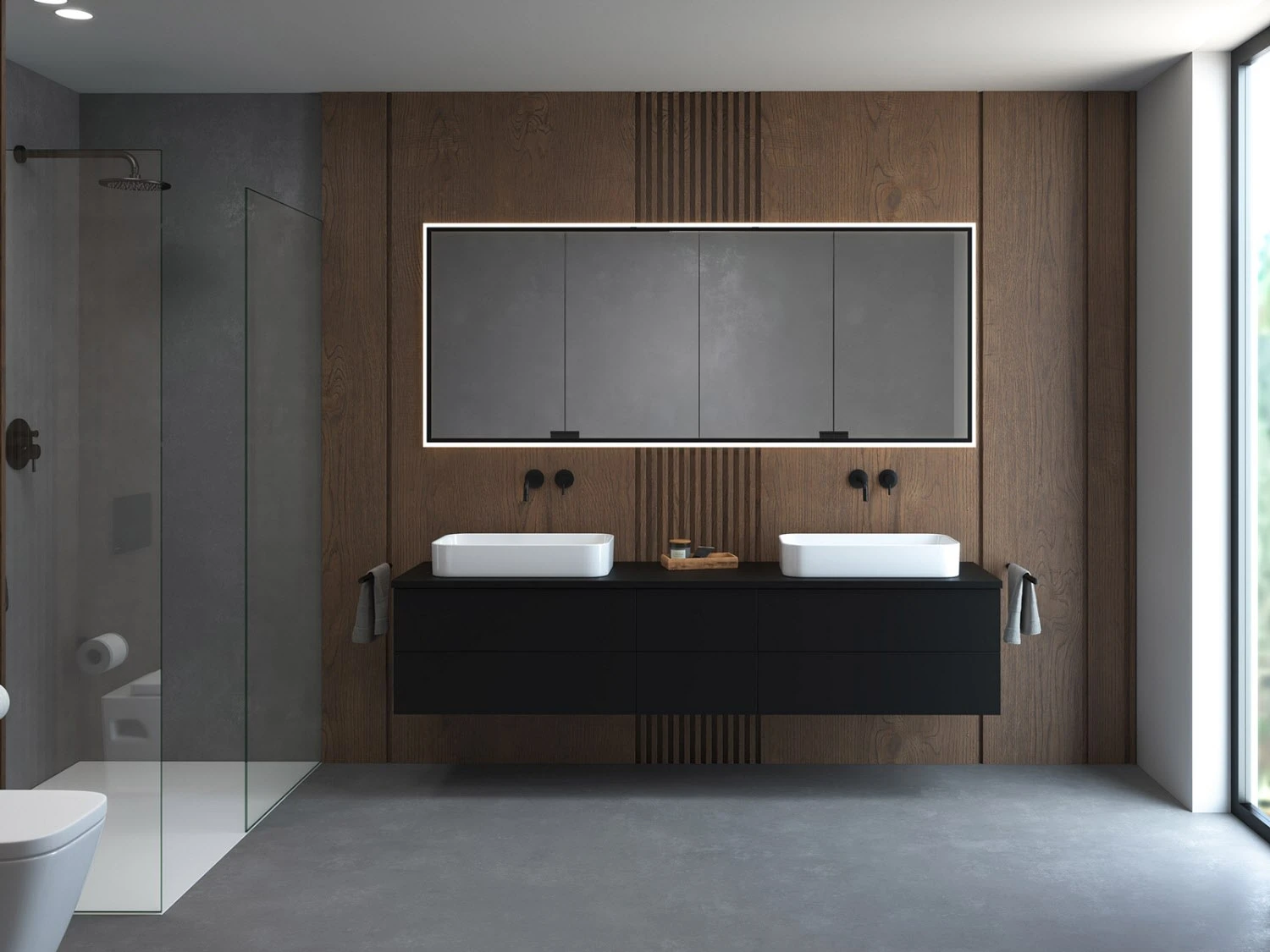 Kronenbach Cube Spiegelschrank 182 x 82 cm mit umlaufender LED-Beleuchtung, Unterputz Kronenbach Cube Spiegelschrank 182 X 82 Cm Mit Umlaufender LED-Beleuchtung, Unterputz -Kronenbach kronenbach spiegelschraenke cube spiegelschrank 180 x 5099249