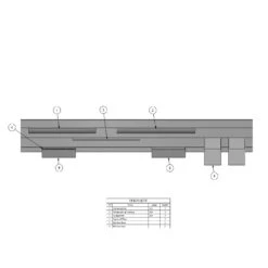 Kronenbach Cube Ordnungssystem Für Spiegelschrank 160 Cm Mit 3 Drehtüren -Kronenbach kronenbach spiegelschraenke zubehoer ordnungssystem spiegelschrank cube 6214534
