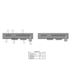 Kronenbach Cube Ordnungssystem Für Spiegelschrank 180 Cm Mit 4 Drehtüren -Kronenbach kronenbach spiegelschraenke zubehoer ordnungssystem spiegelschrank cube 6214537